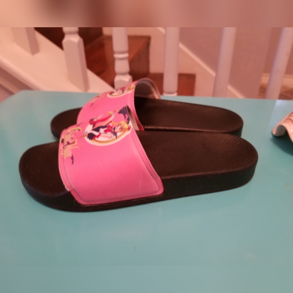 Sailor Moon Pink Slide Sandals - Picture 6 of 6